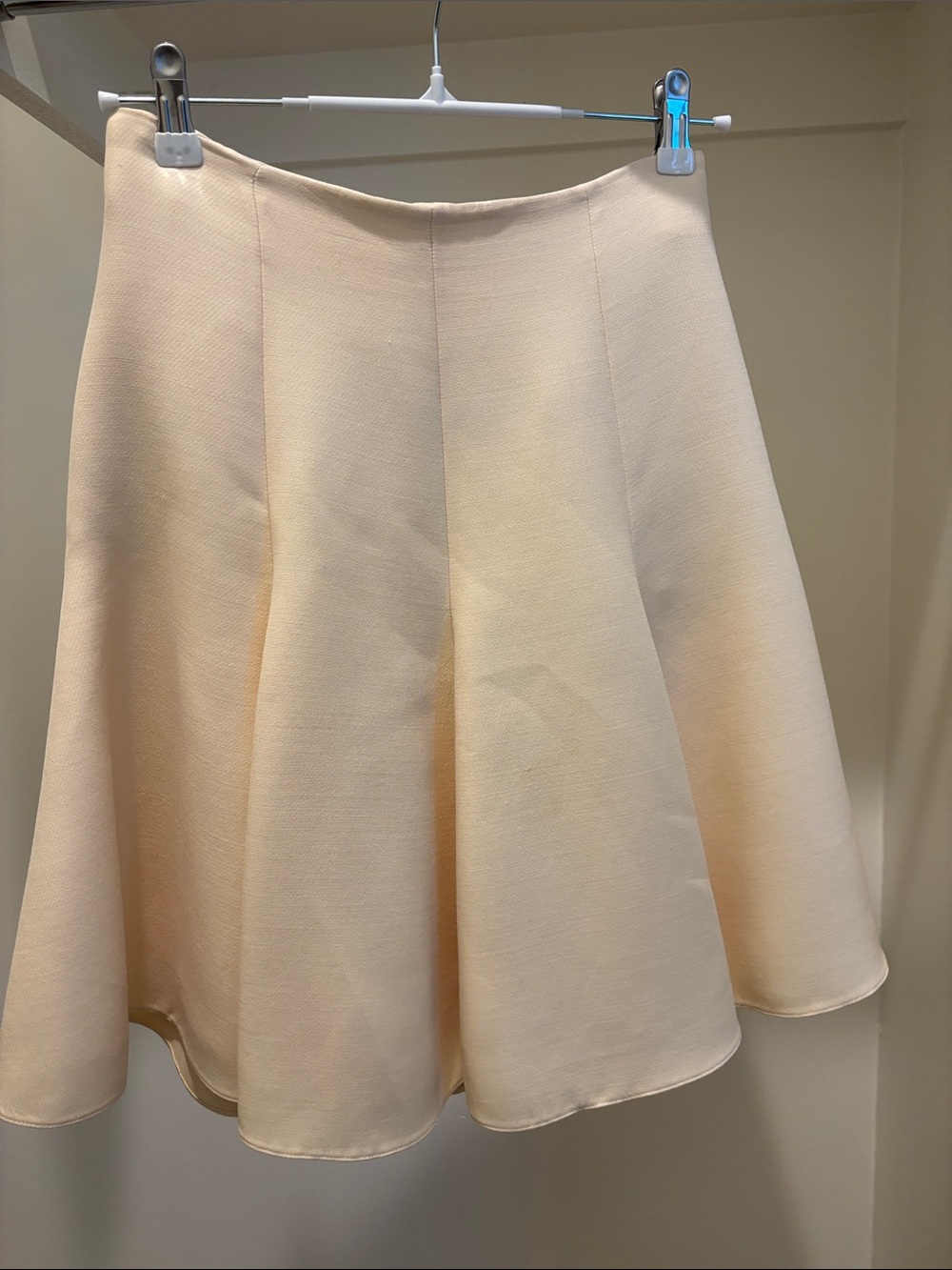 DIOR | ecru cream A-Line skirt 6